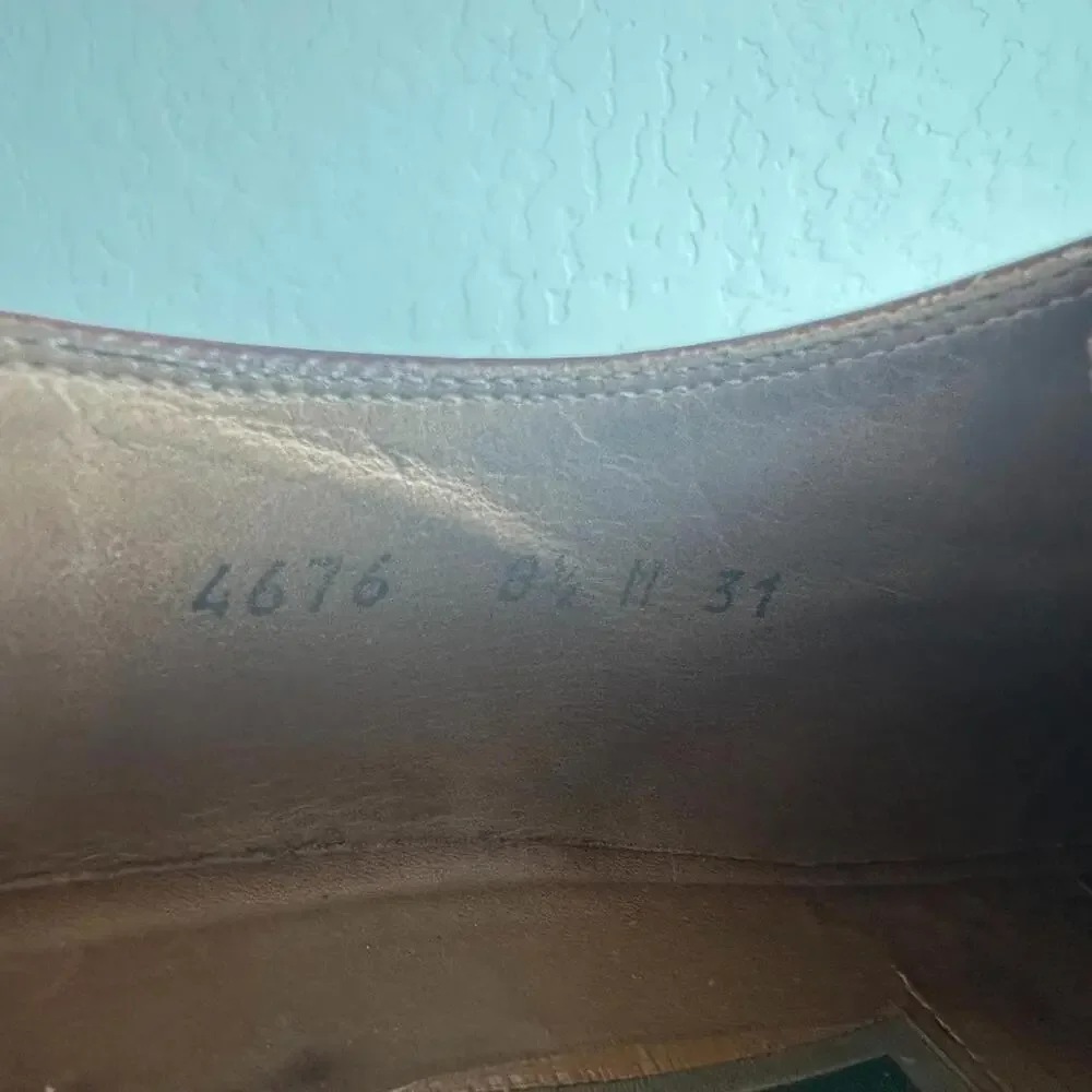 Cole Haan Cap Toe Oxford Shoes Men's 8.5  Balmoral Brown‎ Leather MADE IN ITALY